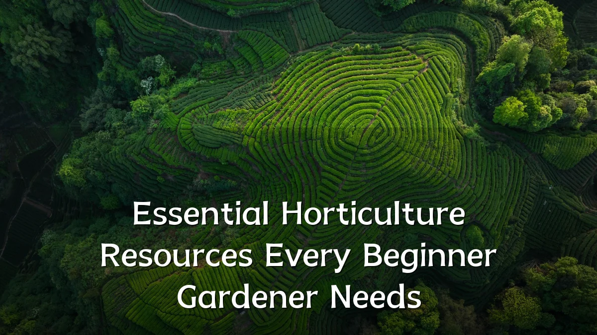 Essential Horticulture Resources Every Beginner Gardener Needs