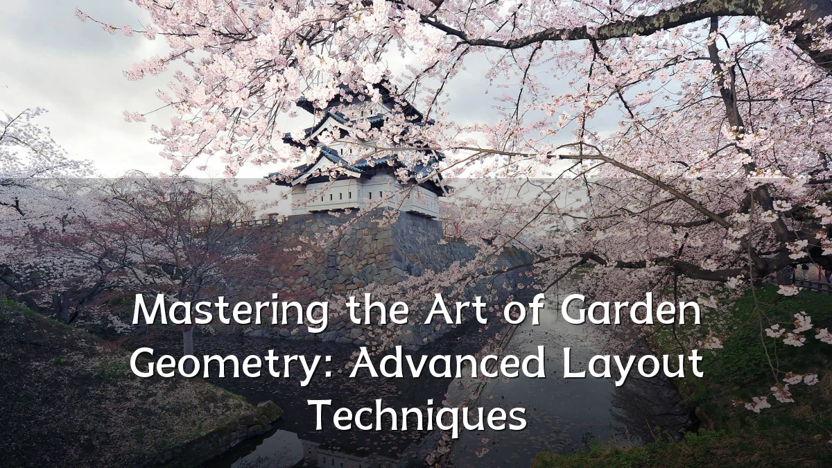 Mastering the Art of Garden Geometry: Advanced Layout Techniques