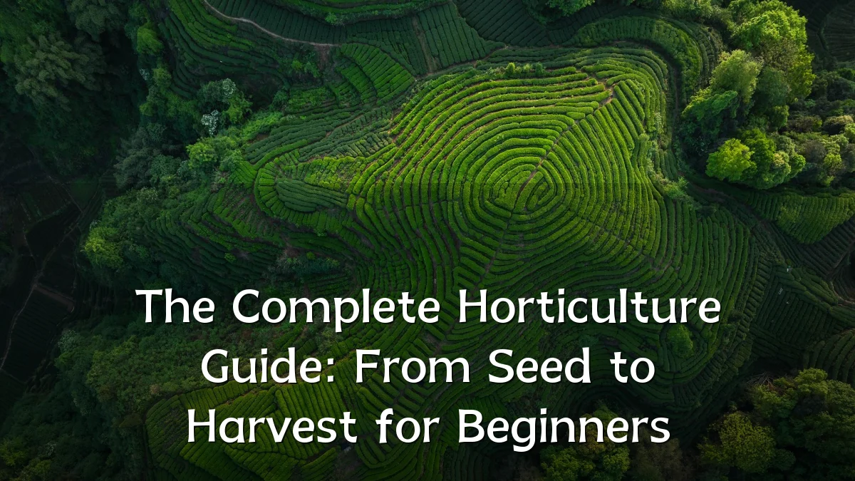 The Complete Horticulture Guide: From Seed to Harvest for Beginners