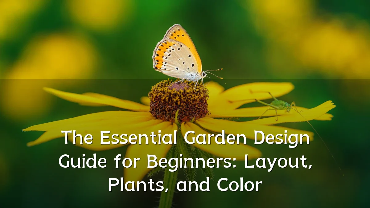 The Essential Garden Design Guide for Beginners: Layout, Plants, and Color