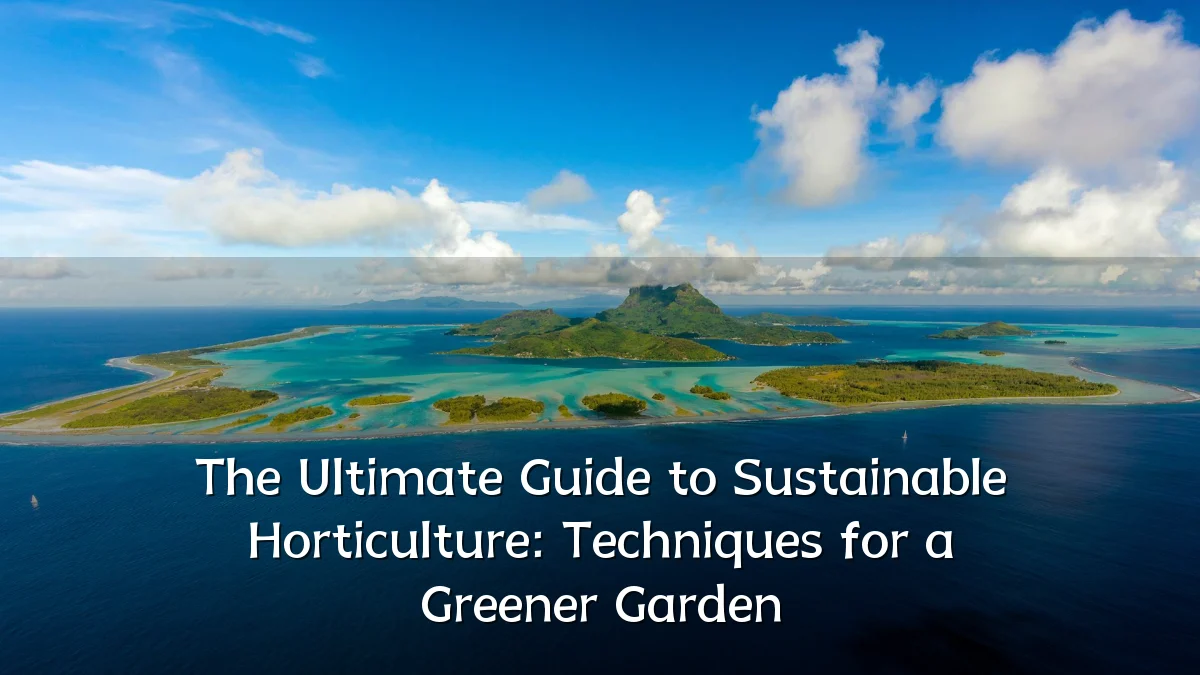The Ultimate Guide to Sustainable Horticulture: Techniques for a Greener Garden