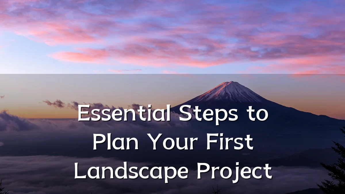 Essential Steps to Plan Your First Landscape Project