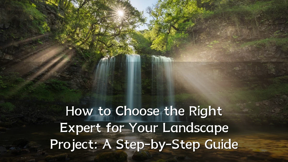 How to Choose the Right Expert for Your Landscape Project: A Step-by-Step Guide