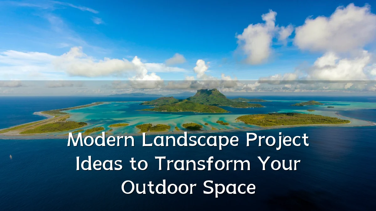 Modern Landscape Project Ideas to Transform Your Outdoor Space